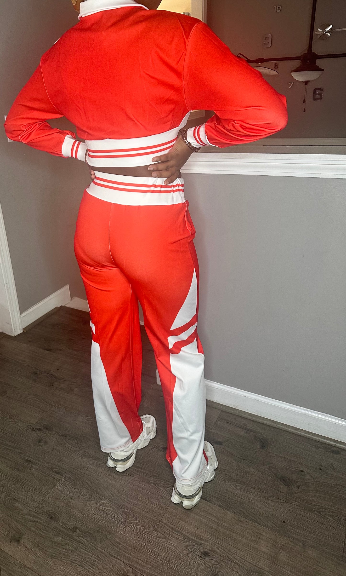Two Piece Wide Leg Sport Set