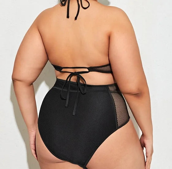 Fishnet One Piece Swimsuit