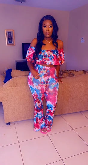 Floral Print 2 Piece Set