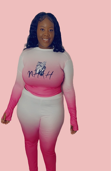 NHAH Two Piece Set Pink